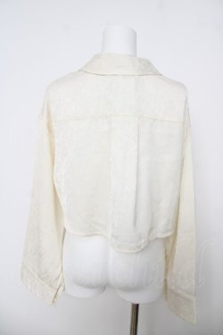 画像2: axes femme / チャイナ釦ショートボレロブラウス  生成り Y-26-03-18-009-AX-TO-SZ-ZY