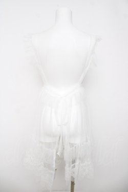 画像2: FLC / 星名桜子 hsチュールエプロンジャンスカ S 白 Y-26-03-18-088-LO-OP-SZ-ZY