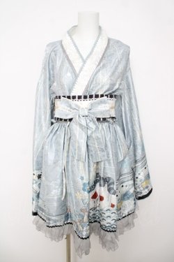 画像1: 豹了个猫 / 和風アリスセットアップ  サックス Y-26-03-18-089-LO-OP-SZ-ZY