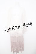 axes femme / グラデーションレースガウン M ピンク Y-26-03-18-090-AX-TO-SZ-ZY