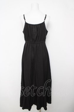 画像2: axes femme / ラッフルフリルキャミワンピース F 黒 Y-26-03-18-095-AX-OP-SZ-ZY