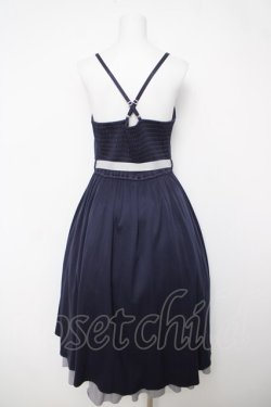 画像2: axes femme / チャイナ風刺繍キャミワンピース  紺 Y-26-03-18-097-AX-OP-SZ-ZY