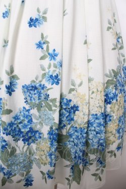 画像3: axes femme / あじさい柄ワンピース M 生成り Y-26-03-18-099-AX-OP-SZ-ZY