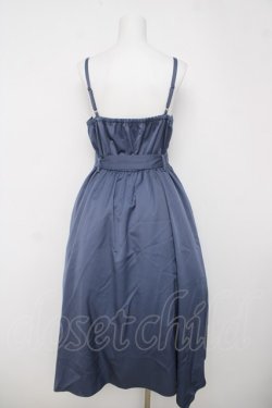 画像2: axes femme / ドロストデザインキャミワンピース F 紺 Y-26-03-18-100-AX-OP-SZ-ZY