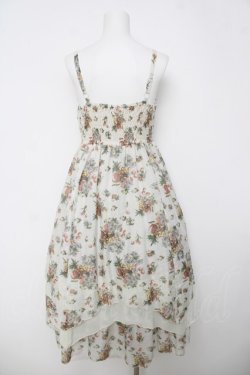 画像2: axes femme / フルーツ柄イレヘムロングワンピース M オフ白 Y-26-03-18-102-AX-OP-SZ-ZY