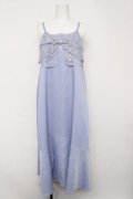 axes femme / ビッグレースリボンキャミワンピース F ブルー Y-26-03-18-103-AX-OP-SZ-ZY