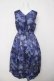 画像2: axes femme / トゥインクルスノー柄ワンピース M 紺 Y-26-03-18-104-AX-OP-SZ-ZY (2)
