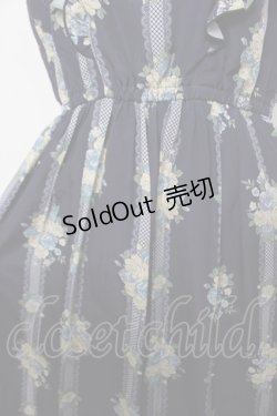 画像3: axes femme / 花柄ワンピース M 紺 Y-26-03-18-105-AX-OP-SZ-ZY