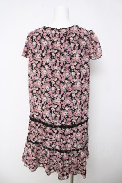 画像2: axes femme / 花柄ワンピース  黒 Y-26-03-18-108-AX-BL-SZ-ZY