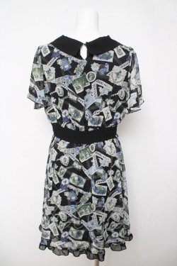 画像2: axes femme / レースコラージュ柄ワンピース  黒 Y-26-03-18-111-AX-OP-SZ-ZY