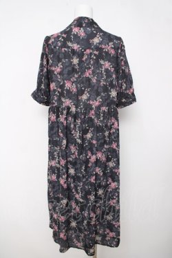 画像2: axes femme / ローズレース柄ボータイワンピース F 黒 Y-26-03-18-115-AX-OP-SZ-ZY