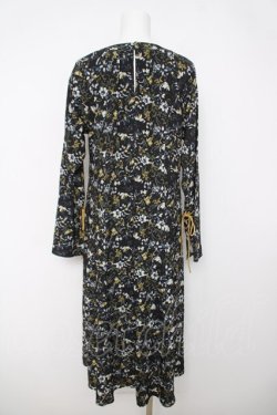 画像2: axes femme / 小花プリントチョーカーワンピース M 黒 Y-26-03-18-116-AX-OP-SZ-ZY