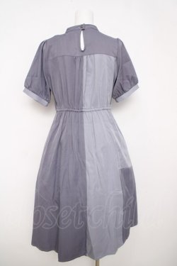 画像2: axes femme / チョーカー風バイカラーワンピース F ラベンダー Y-26-03-18-119-AX-TO-SZ-ZY