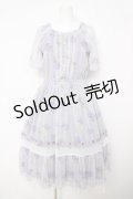 axes femme / 紫陽花シフォンワンピース M ラベンダー Y-26-03-18-122-AX-OP-SZ-ZY