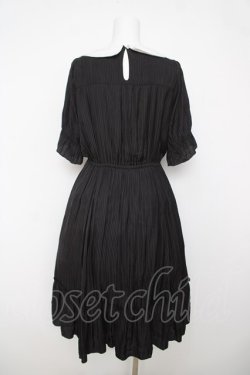 画像2: axes femme / シアーストライプワンピース  黒 Y-26-03-18-124-AX-OP-SZ-ZY