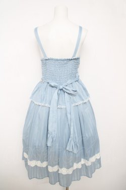 画像2: axes femme kawaii / ブリーズジャンパースカート  サックス Y-26-03-18-126-AX-OP-SZ-ZY