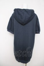 画像2: Rydia / コスメptフードワンピース M 紺 Y-26-03-18-137-PU-OP-SZ-ZY (2)