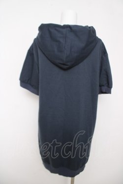 画像2: Rydia / コスメptフードワンピース M 紺 Y-26-03-18-137-PU-OP-SZ-ZY