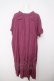 画像2: franche lippee black / 後ろリボン麻ワンピース M 紫 Y-26-03-18-139-LO-OP-SZ-ZY (2)