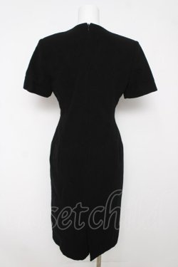 画像2: INGEBORG / ウール半袖ワンピース  黒 Y-26-03-18-143-LO-OP-SZ-ZY