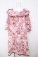 画像1: PINK HOUSE / Porcelain Flowere柄ワンピース F 赤 Y-26-03-18-144-LO-BL-SZ-ZY (1)