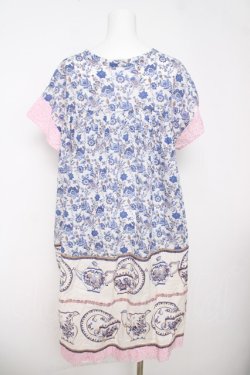 画像2: Jane Marple Dans Le Salon / マイセンコレクションのグラニーワンピース M ネイビー Y-26-03-18-148-JM-OP-SZ-ZY