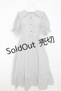 m petit by misako / AM*ギンガムCHKワンピース M 中灰 Y-26-03-18-151-LO-OP-SZ-ZY