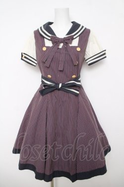 画像1: フェリシモ / 世界の童話を楽しむコスチュームセットの会/ピノキオワンピース 1 紺 Y-26-03-18-152-LO-OP-SZ-ZY