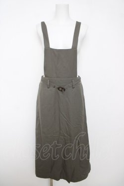 画像1: KANEKO ISAO / サロぺジャンパースカート F カーキグリーン Y-26-03-18-153-EL-SK-SZ-ZY