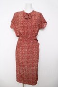 INGEBORG / ペイズリー柄ワンピース F 赤 Y-26-03-18-154-LO-OP-SZ-ZY