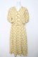 画像1: INGEBORG / セーラー襟水玉柄ワンピース  イエロー Y-26-03-18-157-LO-OP-SZ-ZY (1)