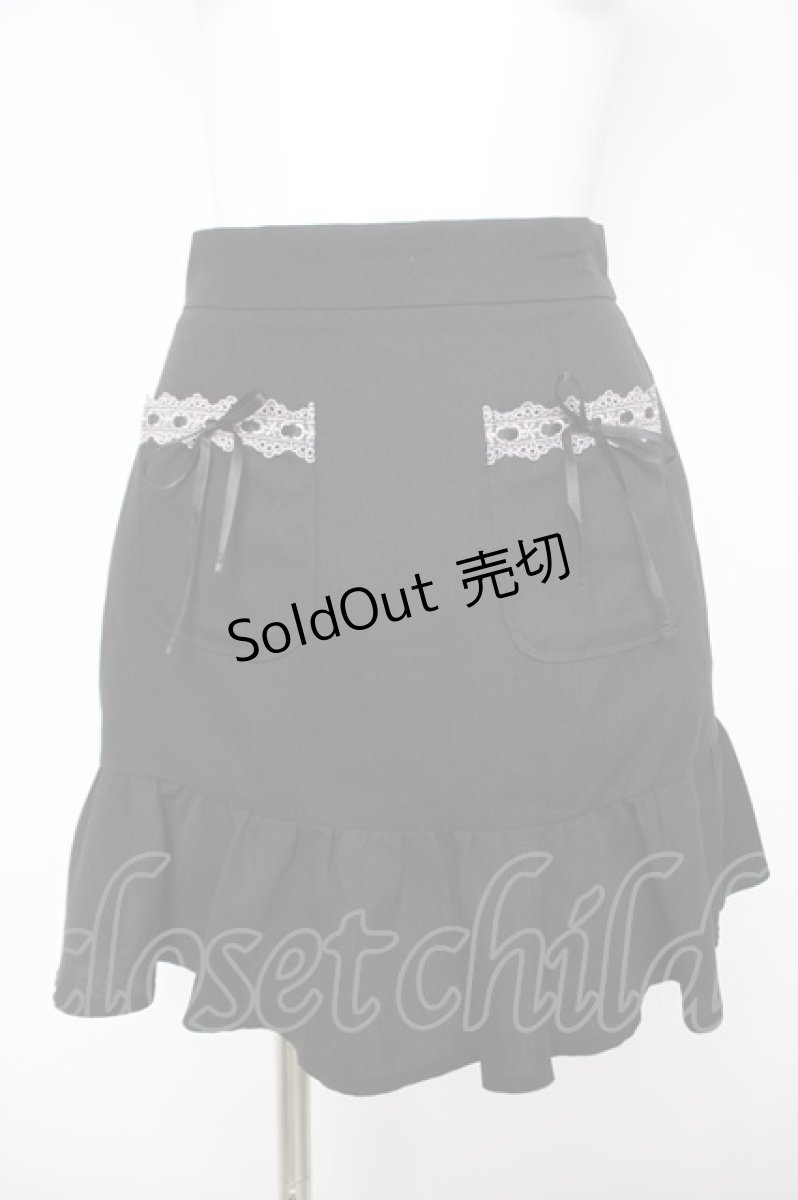 画像1: axes femme POETIQUE / ポケットデザインミニスカート  黒 Y-26-03-18-166-AX-SK-SZ-ZY (1)