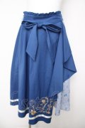 axes femme / 【美女と野獣】フリルスカート M 青 Y-26-03-18-168-AX-SK-SZ-ZY