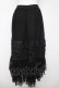 画像2: axes femme / シフォンローズチュールスカート F 黒 Y-26-03-18-179-AX-SK-SZ-ZY (2)