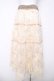 画像2: axes femme NOSTALGIE / フラワー刺繍スカート M 生成り Y-26-03-18-185-AX-OP-SZ-ZY (2)