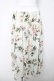 画像1: axes femme / 花柄転写スカート F 白 Y-26-03-18-189-AX-SK-SZ-ZY (1)
