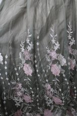 画像3: axes femme / グラデチュール刺繍スカート M グリーン Y-26-03-18-191-AX-SK-SZ-ZI (3)