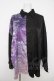 画像1: AXES-X / 光源氏2wayスリーブシャツ  黒×紫 Y-26-03-18-021-LO-BL-SZ-ZY (1)