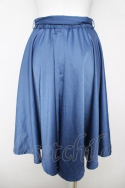 画像2: axes femme / サテンサーキュラースカート F ブルー Y-26-03-18-193-AX-SK-SZ-ZY