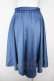 画像2: axes femme / サテンサーキュラースカート F ブルー Y-26-03-18-193-AX-SK-SZ-ZY (2)