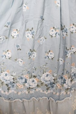 画像3: axes femme / パネル花柄フレアスカート M サックス Y-26-03-18-196-AX-SK-SZ-ZY