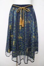 画像1: axes femme POETIQUE / Disneyアラジンスカート M 紺 Y-26-03-18-200-AX-SK-SZ-ZI (1)