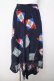 画像1: INGEBORG / 旗プリントスカート  紺 Y-26-03-18-204-LO-SK-SZ-ZY (1)