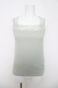 axes femme / 2WAYレースリブタンク F ミント Y-26-03-18-003-AX-TO-SZ-ZY