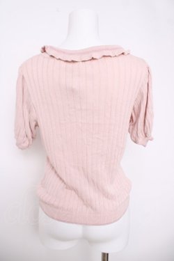 画像2: axes femme POETIQUE / チュッパチャプス ニットポロ  ピンク Y-26-03-18-036-AX-TO-SZ-ZY