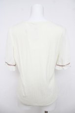 画像2: axes femme / パピヨンフルール刺繍プルオーバー M 生成り Y-26-03-18-039-AX-TO-SZ-ZI (2)