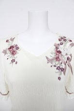 画像3: axes femme / パピヨンフルール刺繍プルオーバー M 生成り Y-26-03-18-039-AX-TO-SZ-ZI (3)