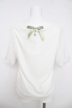 画像2: axes femme / ピーター・パン/刺繍トップス F 生成り Y-26-03-18-041-AX-TO-SZ-ZY