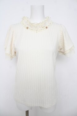 画像1: axes femme / プチスタンドリブインナー M 生成り Y-26-03-18-043-AX-TO-SZ-ZY