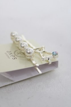 画像2: axes femme / 雪の結晶ヘアピンセット  サックス Y-26-03-20-004-AX-AC-SZ-ZY